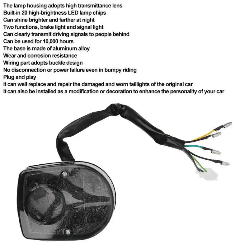 

LED Motorcycle Tail Brake Light + Turn Signal Fit for Monkey C50 CUB XL80S CHALY CF50 CF70 DAX ST70 ST50 CT70 Moto accessories