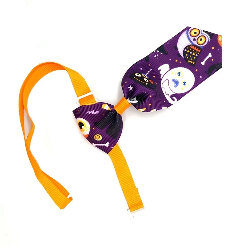 6 шт./упак. Домашние животные кошки собаки Галстуки для Хэллоуина домашних