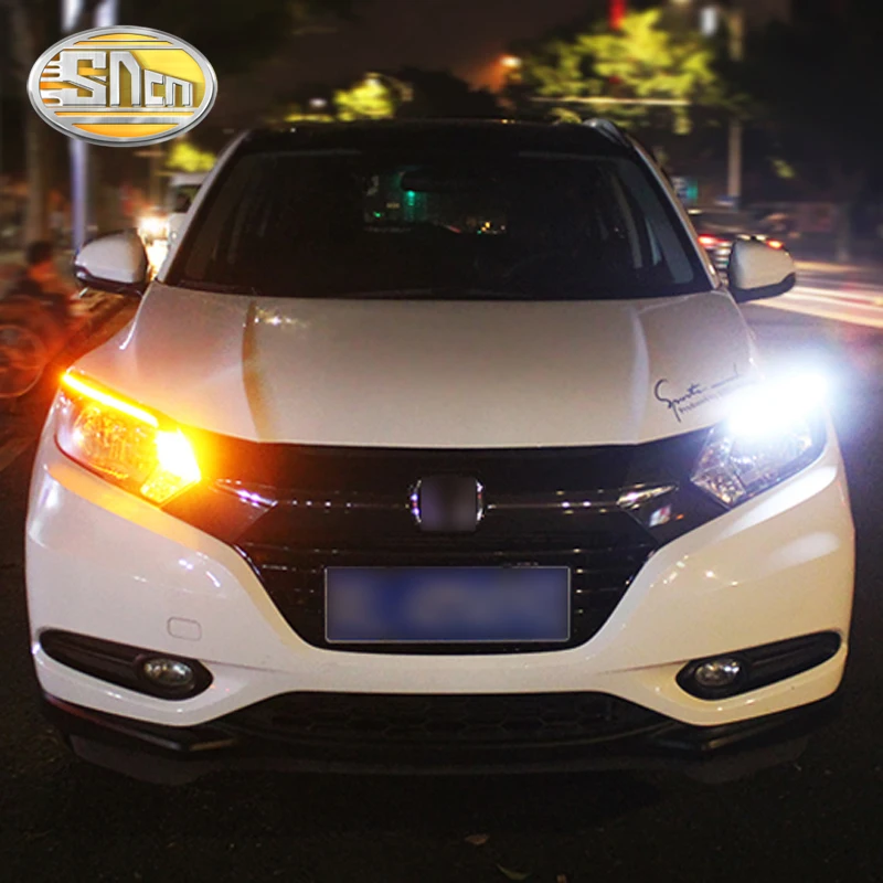 Для Honda HR V HRV 2015 ~ 2018 автомобильный Стайлинг светодиодный светильник для бровей и