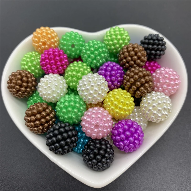 Цветные акриловые бусины Bayberry круглые свободные соответствуют Европе 12 мм 20 шт.