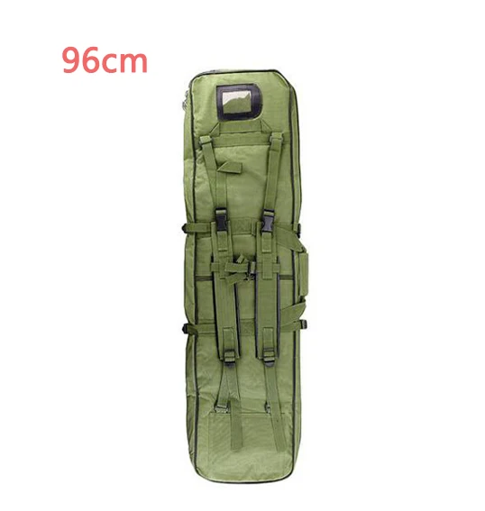 96cm green Военный Рюкзак 85 96 100 120 см с винтовкой, Сумка с пистолетом, чехол с двойной винтовкой, сумка для страйкбола, наружный портативный рюкзак для охоты - Цвет: 96cm green