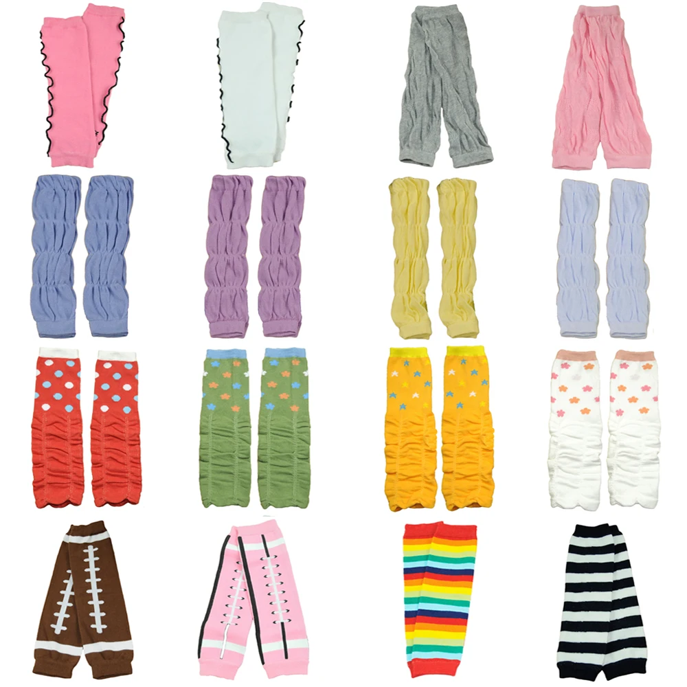 Для маленьких девочек Детские гетры для младенцев милые в горошек детские теплые