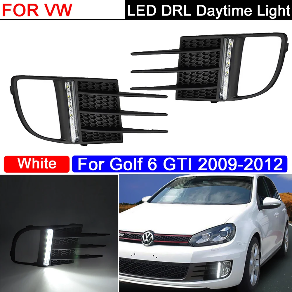 Дневные ходовые огни для VW Golf 6 GTI 2009 2010 2011 2012 2 шт.|Сигнальная лампа| |