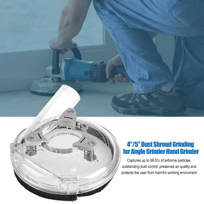 Пылеуловитель набор Сухой шлифовальный пылезащитный чехол для 125 мм Угловая