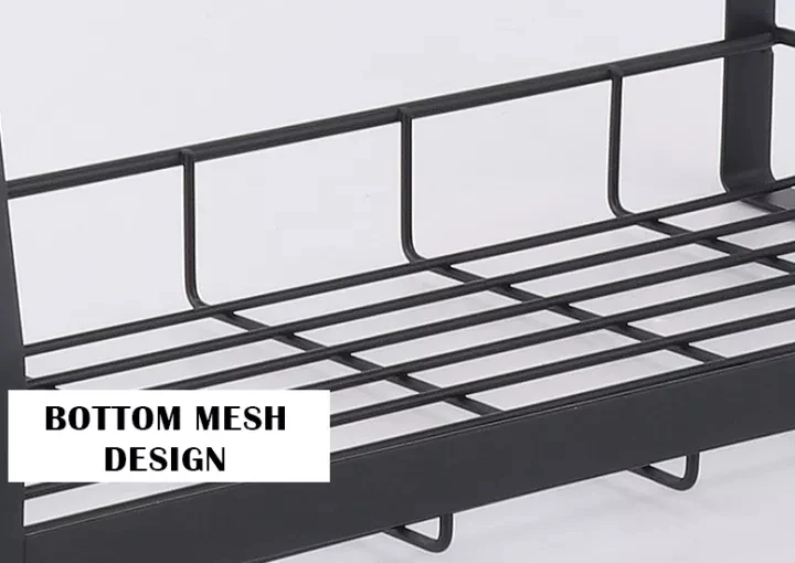 

Sollid Black 3 Layer Seasoning Rack Kitchen Organizer Kitchen Storage Spice Storage Rack Kitchen Countertop Storage Organizer