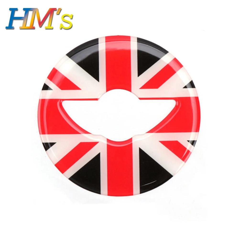 Black Union Jack Наклейки для рулевого колеса автомобиля для Mini Countryman F60 для Mini Clubman F54 аксессуары для укладки для Mini Cooper F56 F55 F57 - Название цвета: Black Union Jack