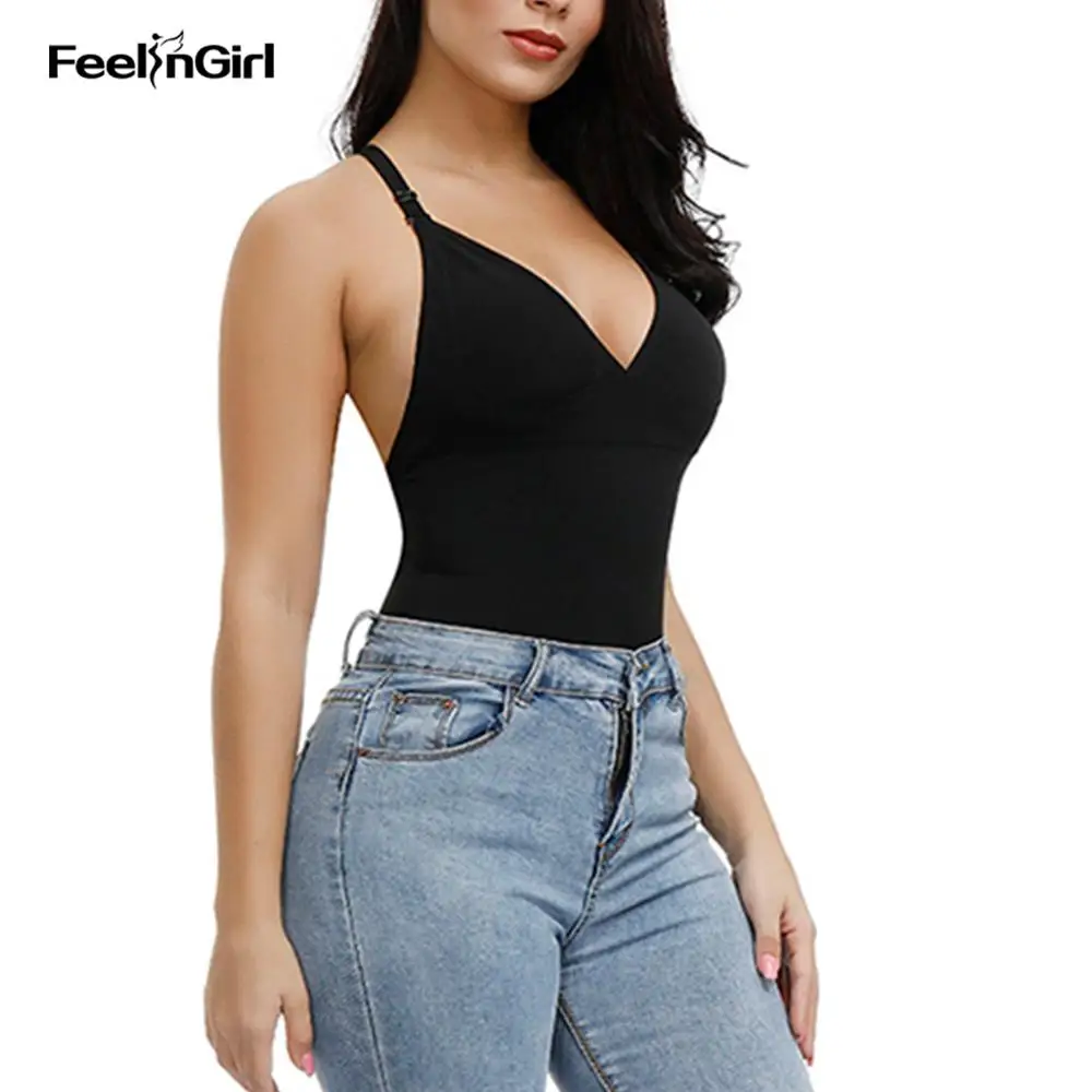 FeelinGirl формирующая одежда для тела женское нижнее белье для похудения сексуальное женское белье для восстановления после родов дышащее Бесшовное Корректирующее белье
