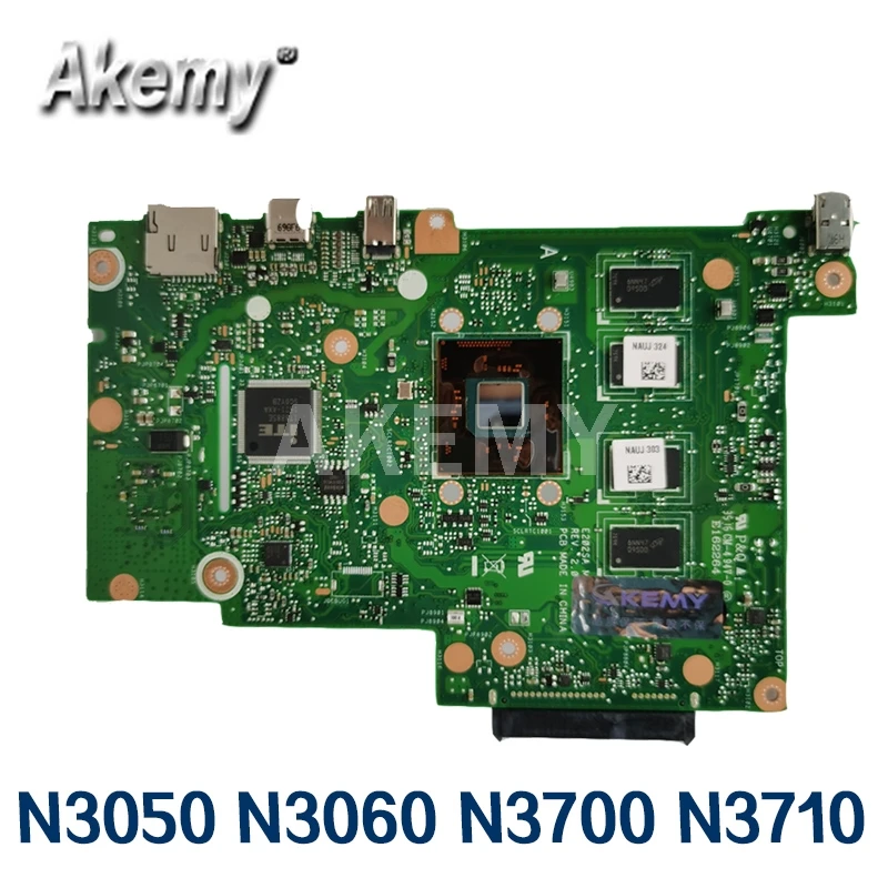 

Akemy новая E202SA материнская плата для For Asus EeeBook E202S E202SA материнская плата для ноутбука N3050 N3060 N3700 N3710 2G 4G RAM