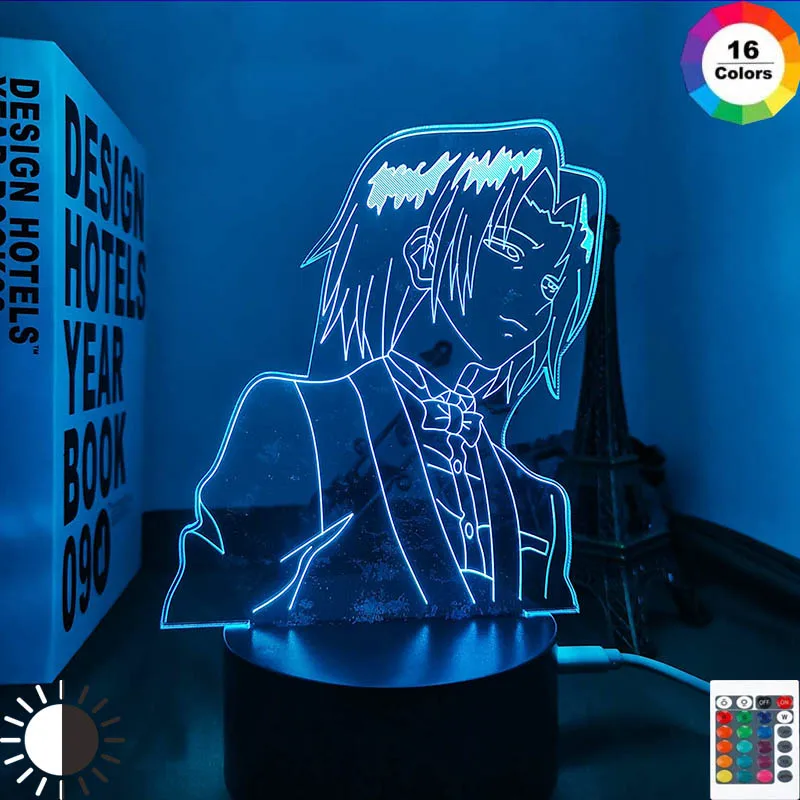 3d светодиодный светильник Hunter X Feitan для спальни ночсветильник декора комнаты