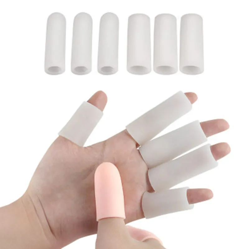 

5 pcs/lot Gel Toe Tube Finger Protector Sleeve Separator for Protect Cracked Skin Corn Blisters Callus Care Relief