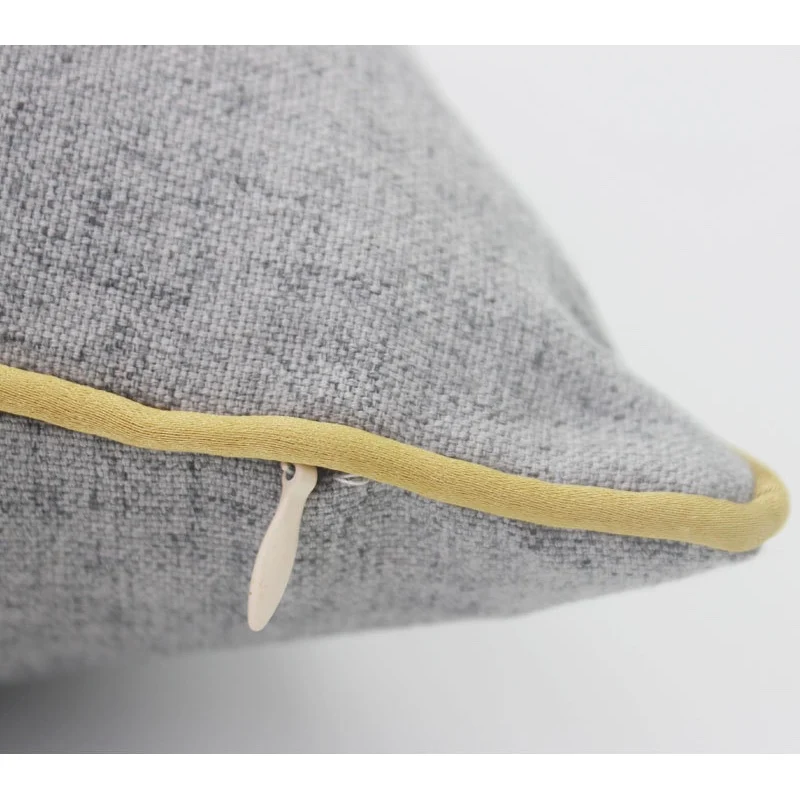 DUNXDECO Цвет серый желтый Сезон лето промышленности Стиль Наволочка на подушку