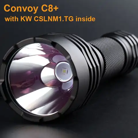 Конвой C8 плюс светодиодный вспышка светильник кВт CSLNM1.TG светодиодный внутри 6500K фонарь диапазон 748 м Портативный флэш-светильник для кемпин...