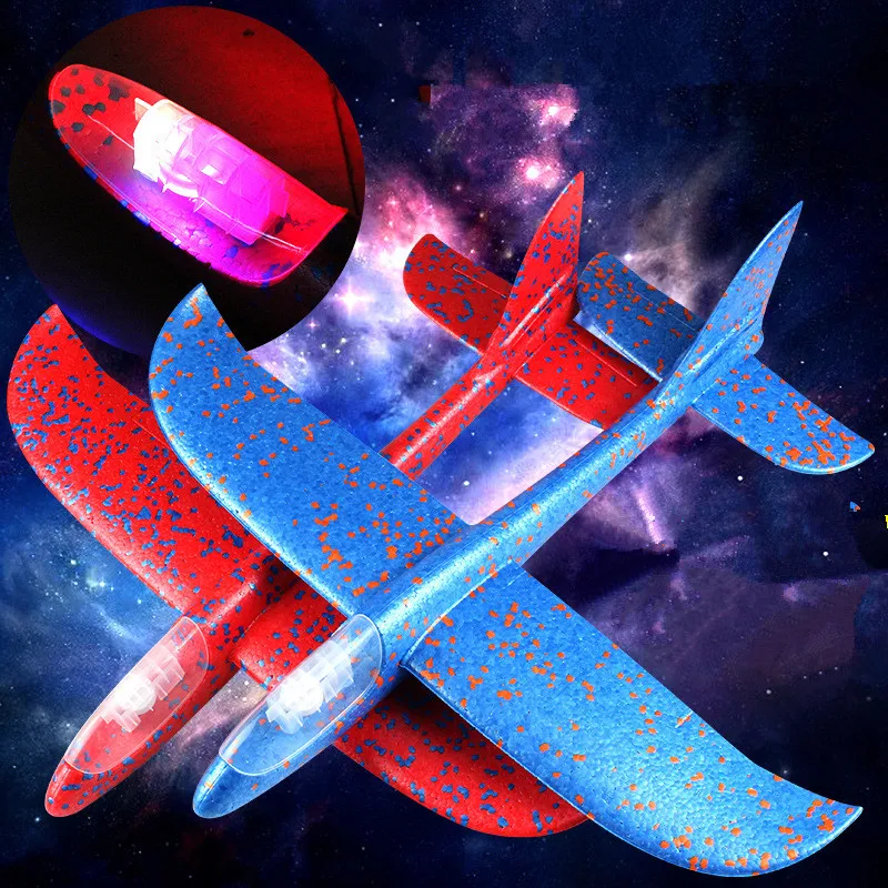 Светодиодный детский вечерние Пузырьковые хватать руками самолет на открытом