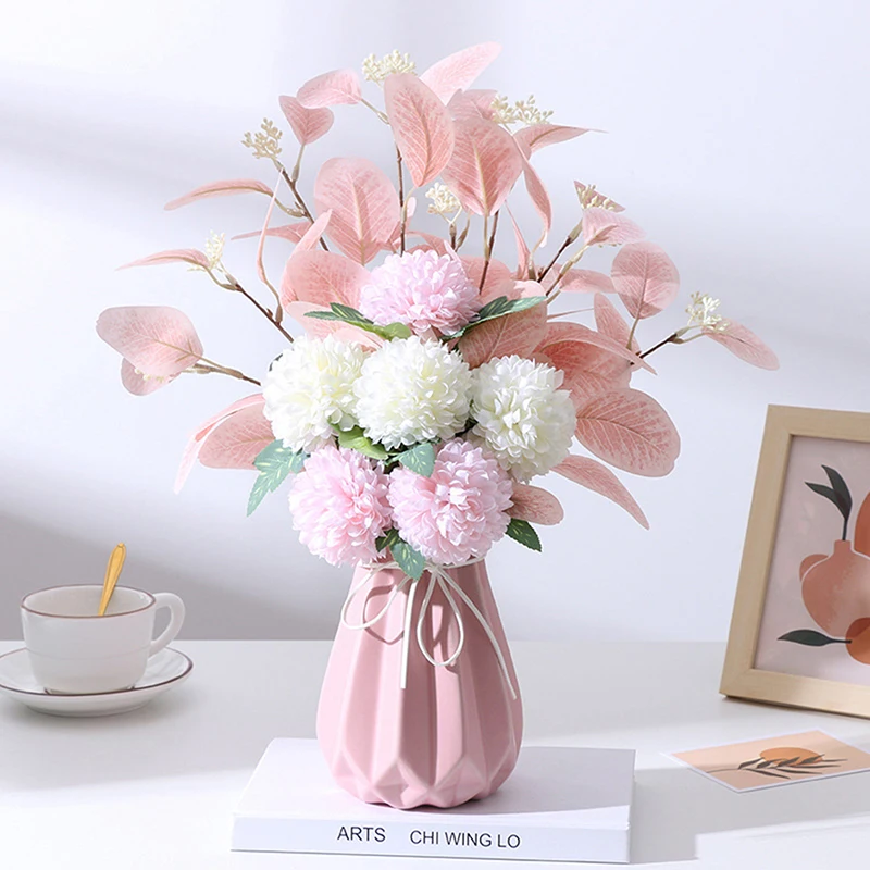 

Simulation Nordic Bouquet Dining Table Decor Flower Mori Style Living Room Decor