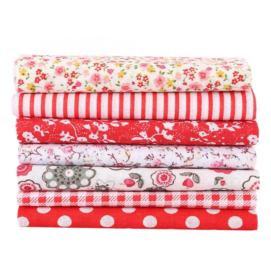 7 шт./компл. 100% хлопок идеальные батики ткань для шитья рукоделия бумажник