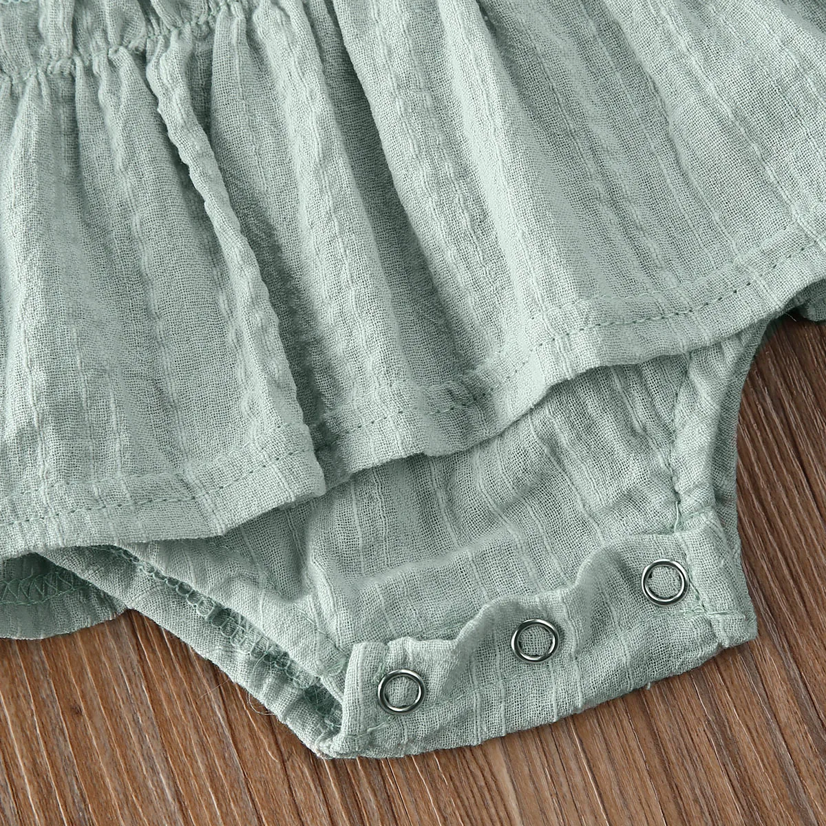 Летняя повседневная одежда для новорожденных девочек боди без рукавов на