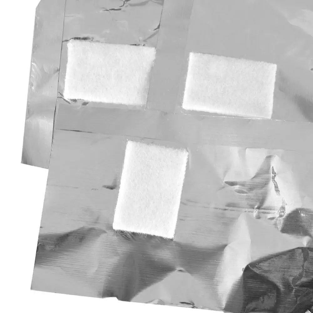 100Pcs/bg Гель лак для ногтей удаления обертывания алюминиевый Фольга искусство