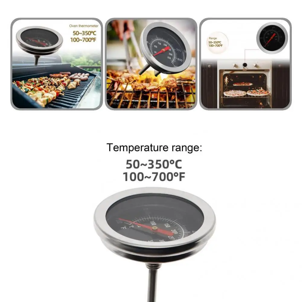 

Практичный прибор для измерения температуры для дома, с защитой от вибрации, серебристо-черный цвет