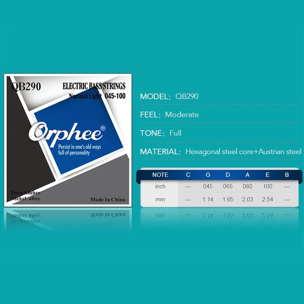 

1 Set Electric Bass Strings 4-string 5-string 6-string Orphee 100% Brand New