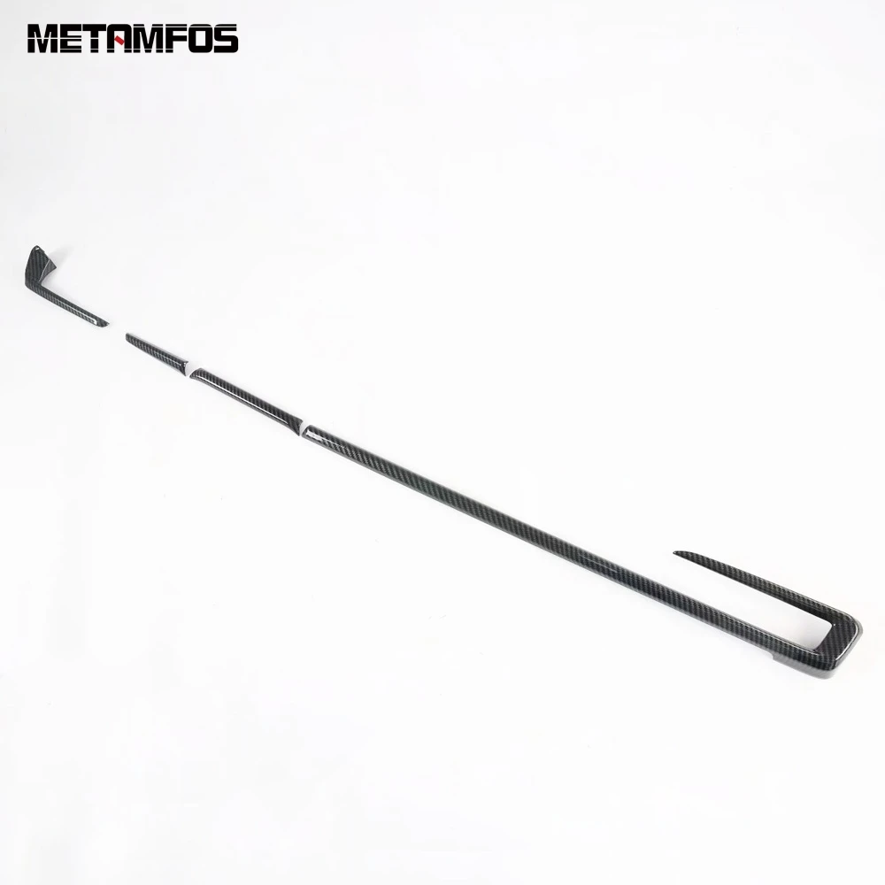 

For Mazda CX-30 CX30 2020 2021 Carbon Fiber Center Control Cover Molding Trim Decoration Strip Interior Accessories Car Styling