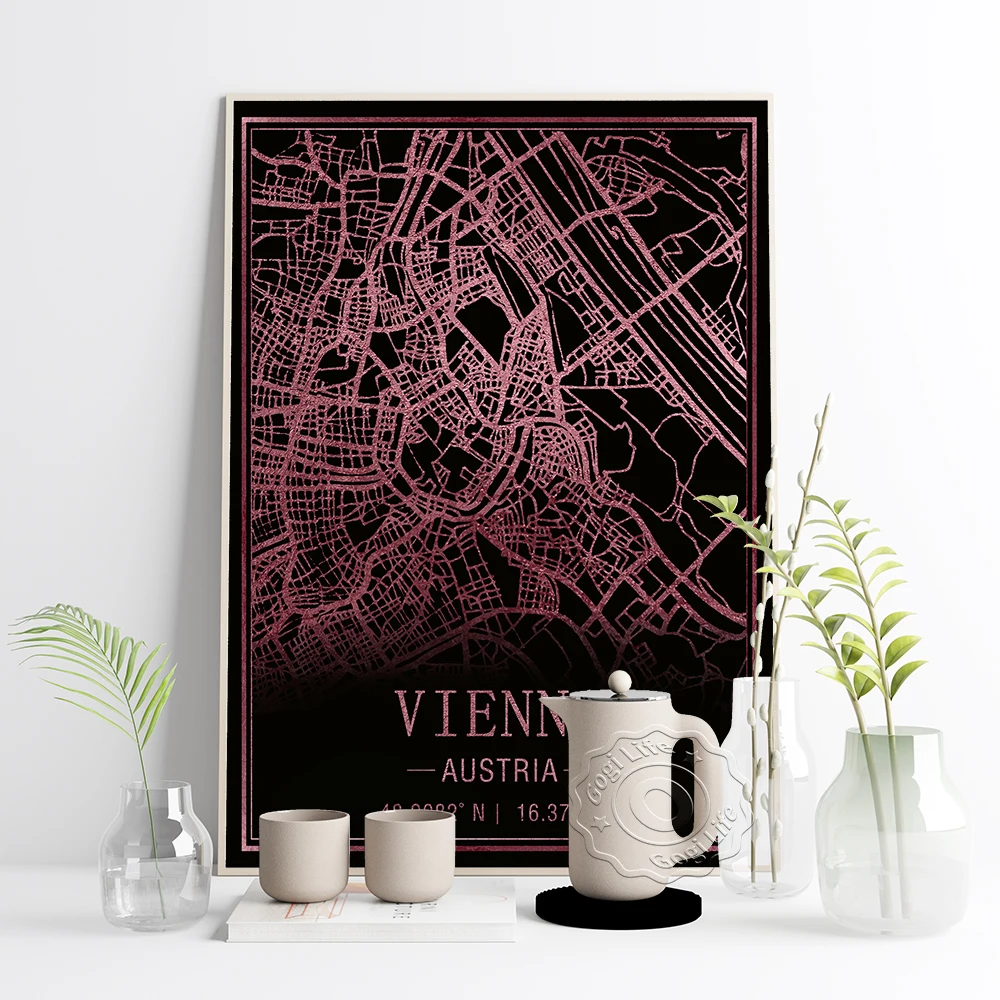 Постер с изображением туристического города настенные художественные принты в