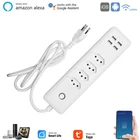 Смарт-удлинитель Tuya с поддержкой Wi-Fi и таймером