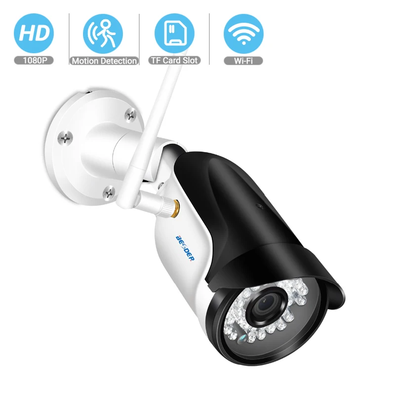 Беспроводная ip-камера besder 1080P 960P 720 P, 128 ГБ, слот для карт TF, CamHi, приложение для безопасности, Wifi, водонепроницаемая ip-камера видеонаблюдения IP66 CCTV