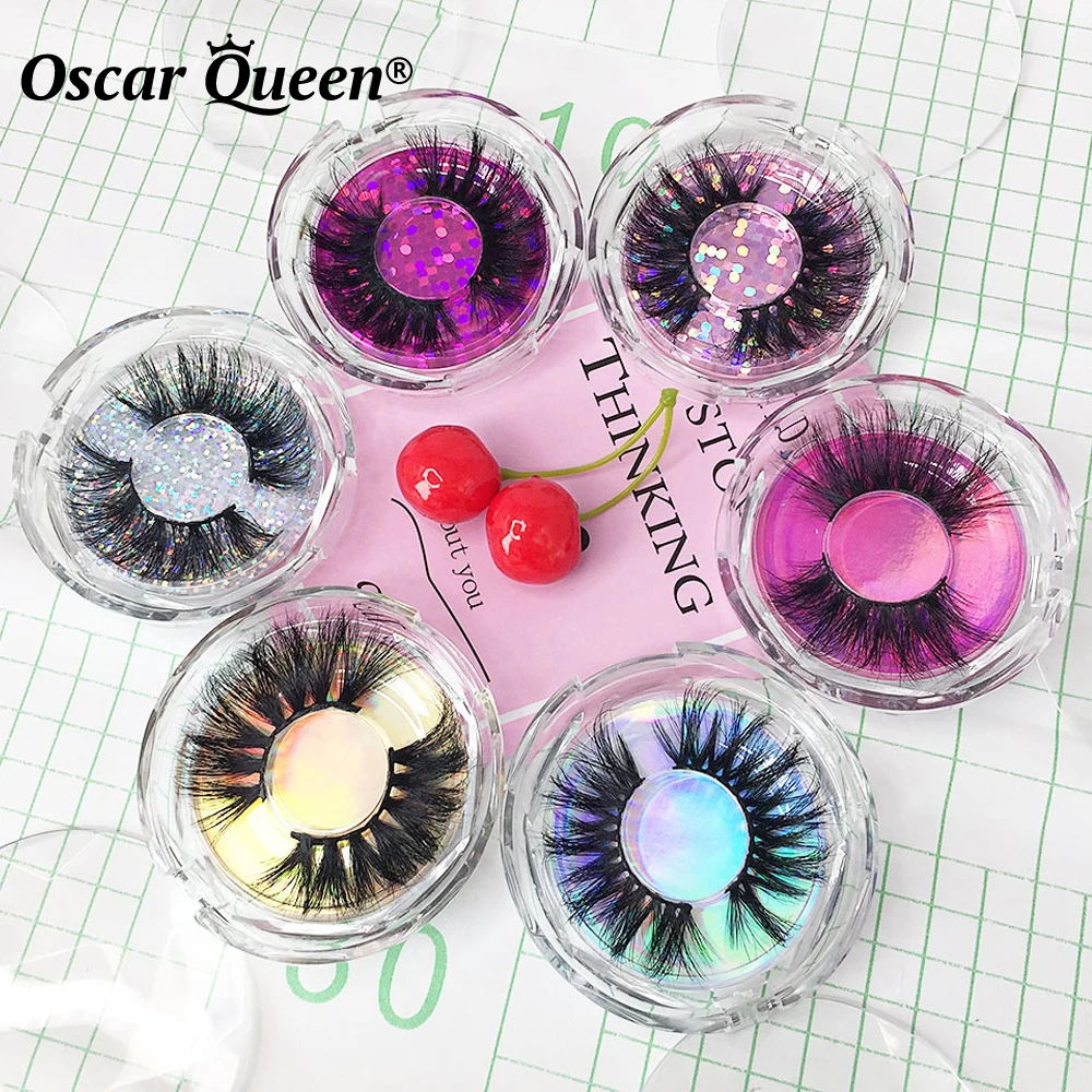 Оптовая продажа драматические 5D норковые ресницы в упаковке накладные пушистые