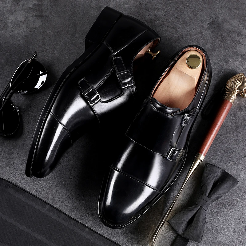 Классические мужские туфли ручной работы DESAI из натуральной кожи