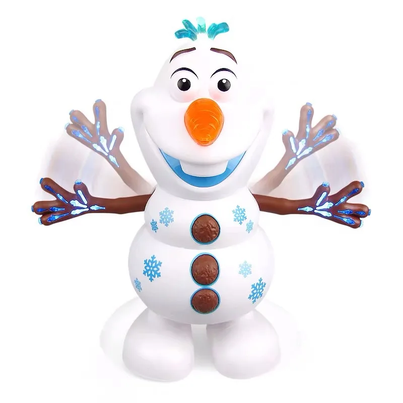 Игрушки роботы Disney Холодное сердце снеговик Олаф электрические танцевальные