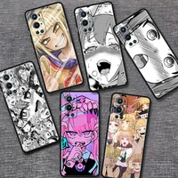 Cover For OnePlus Pro 8Pro Black Soft Phone Fundas Nord N10 N100 Shell Hentai Harajuku Anime Girl