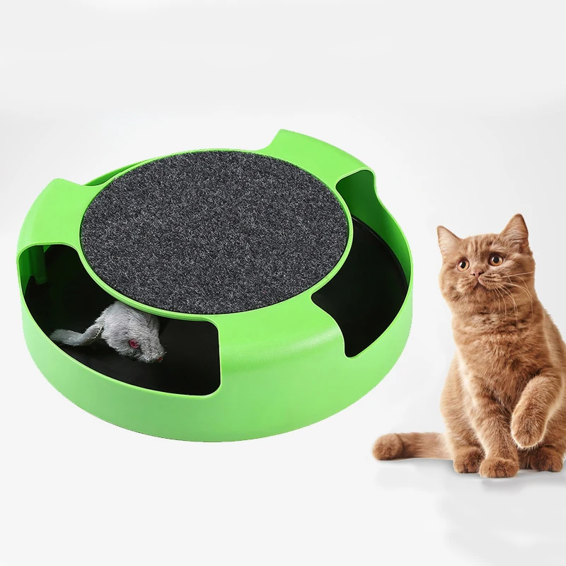 Забавные игрушки для кошек ловите движения мышь мыши 360 вращающиеся милые