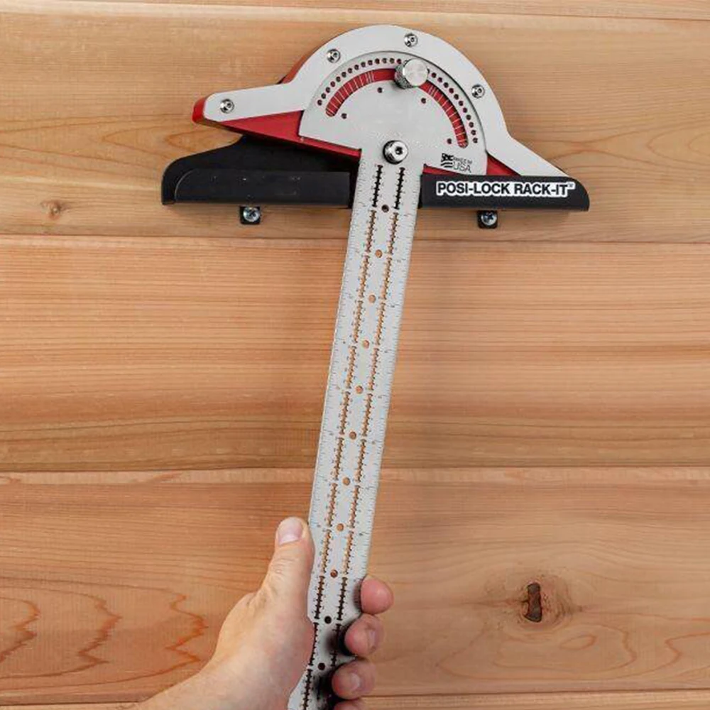 

Woodworkers Edge Rule Efficient Protractor Angle Protractor Woodworking Ruler Angle Measure Stainless Steel Carpentry Tool