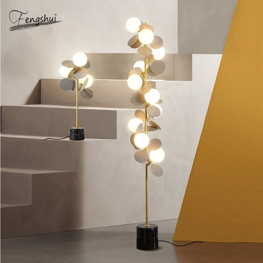 Скандинавский дизайн лепесток напольный светильник ing современный