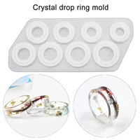 assorted sizes ring silicone mold for resin jewelry resin casting mold eight sizes diameter 15mm 22mm for diy ring