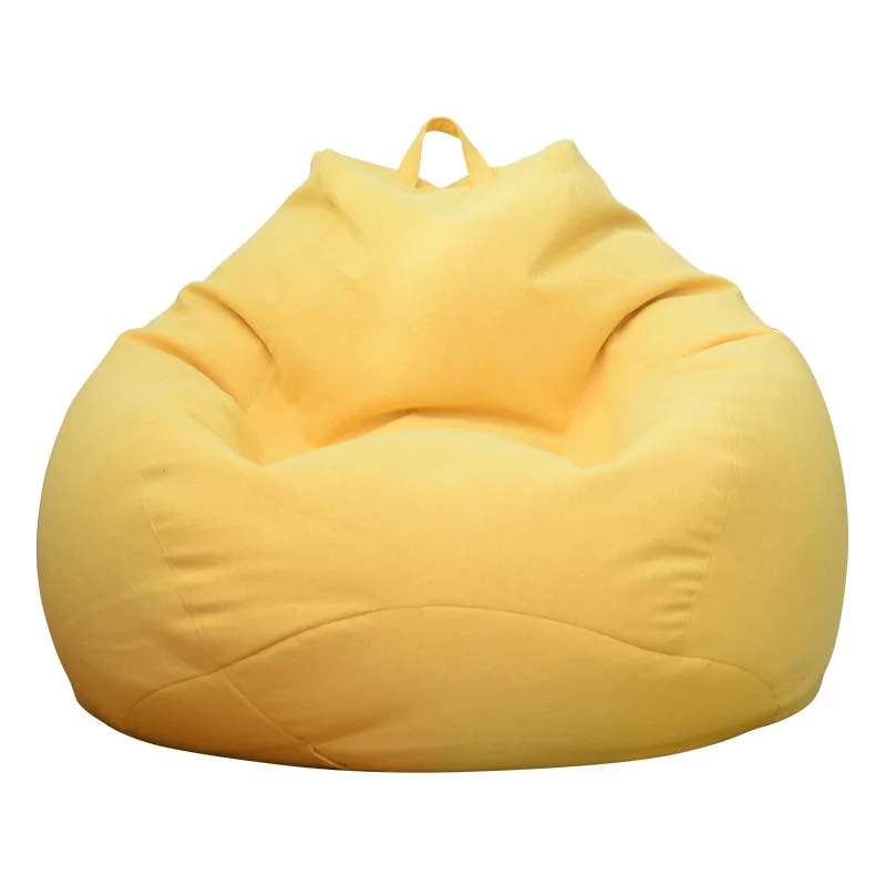 

Indoor Leisure Lazy Cotton Bean Bag Cover Bean Bag Sofa Liner Cloth Bean Bag Without Filler Removable Washable Liner Cover