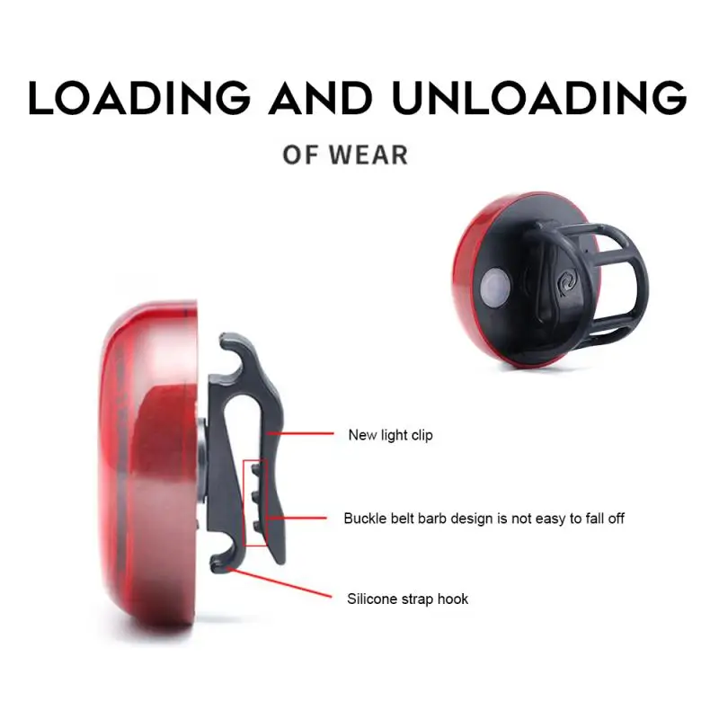 Задний фонарь для велоспорта Аксессуары велосипеда USB зарядка портативный 120 лм