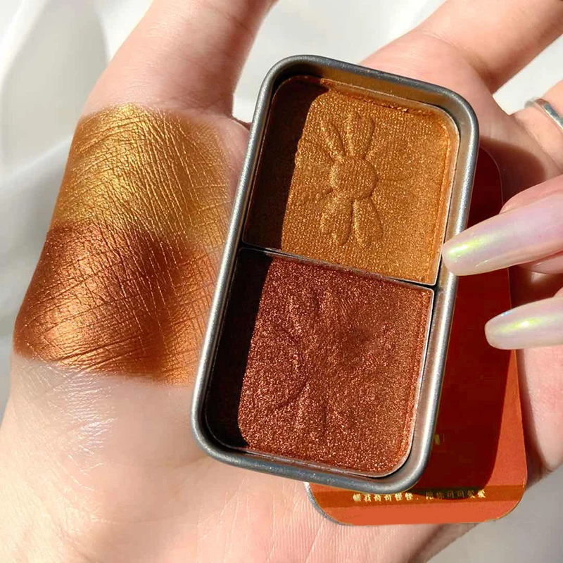 5 цветов Палитра теней для век водостойкая палитра макияжа телесного цвета пудра