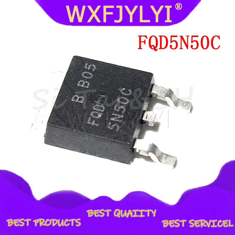 10 шт./лот FQD5N50C 5N50 TO-252 MOS FET Tube new original