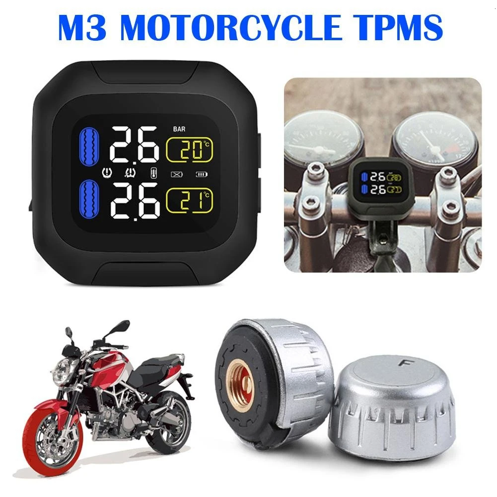 Система контроля давления в шинах для мотоциклов TPMS водонепроницаемая система