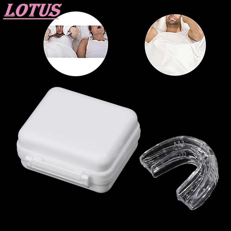 

1PC HOT Anti Snoring Stop Device Adjustable Mouthpiece Mouth Guard Sleep Aid Snoring Snoring device Anti-snoring braces