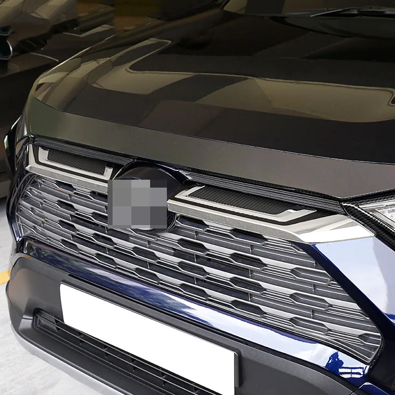 Для Toyota RAV4 RAV 4 XA50 2019 2020 аксессуары Передняя решетка отделка сетка крышка из
