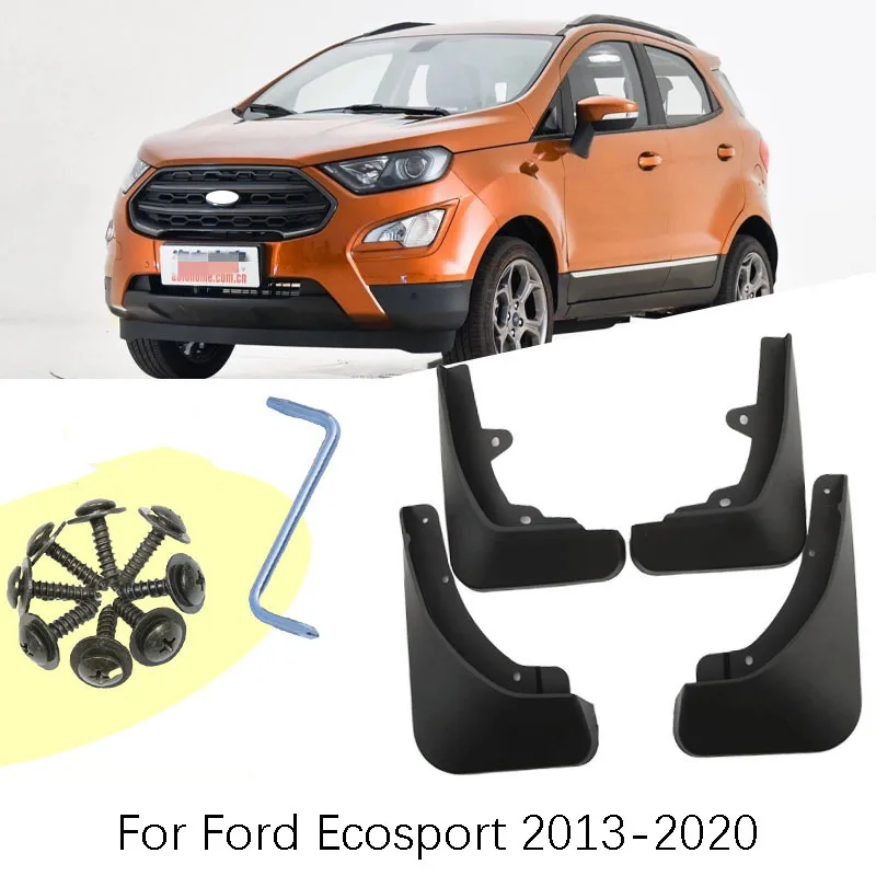 Для Ford Ecosport 2013 2020 набор из 4 автомобильных передних и задних брызговиков крыло