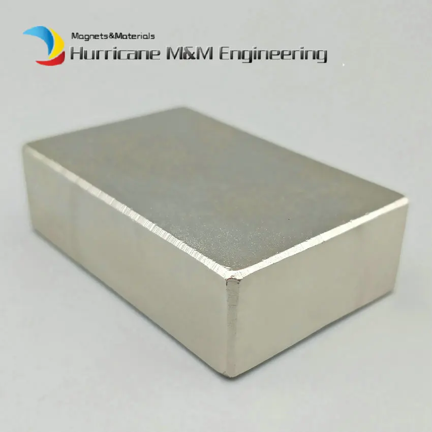 2 шт NdFeB Блок около 60x40x20 мм сильные неодимовые постоянные магниты 2,3" редкоземельный генератор магнит ветровой турбины магнит