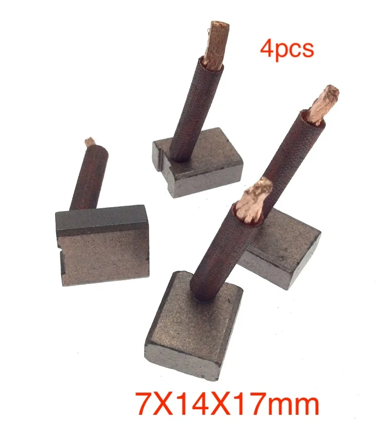 4 шт. 462 для Great Wall pickup starter motor electric carbon brush 7x14x17 мм|Запчасти стартеров| |