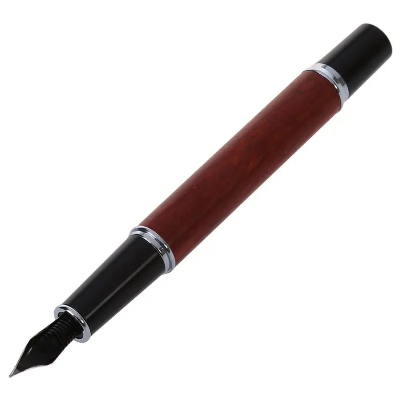 

Jinhao 8812 Fountain Pen Wood Barrel Vintage Style International standard, Wood color