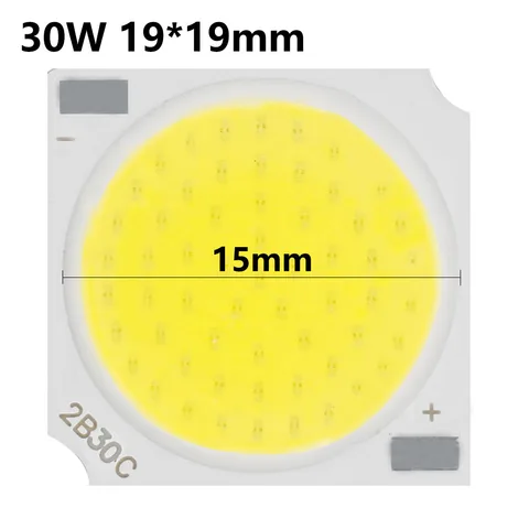 1 шт. чип COB 1919 мм 10 Вт 12 Вт 15 Вт 18 Вт 24 Вт 30 Вт, светильник, излучающий диодный источник, аксессуары для Точечный светильник s и светильник трассы для ремонта