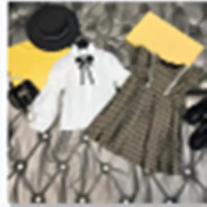 

Осень/Зима 2021, сарафан для девочек + белая блузка, Базовый костюм.