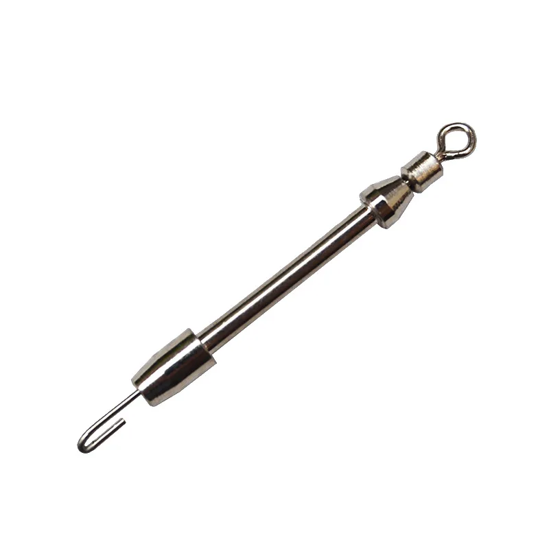 

500pcs/lot Bulk Metal Express Quick Pin Lead Sheath Tube Seat Carp Fishing Line Connector Gear Accessories Peche A La Carpe
