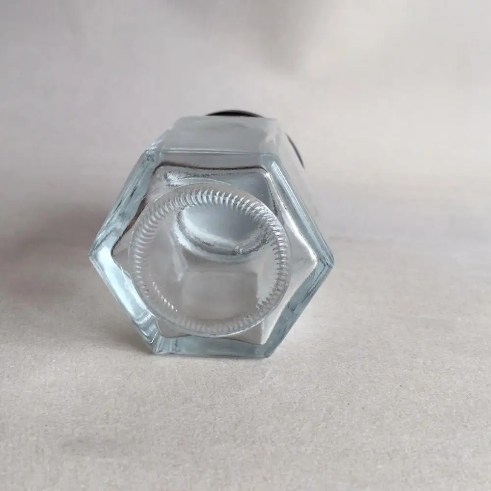 Новинка! Шестигранное стекло варенье желе медовые банки 12 шт. в упаковке 4 унции